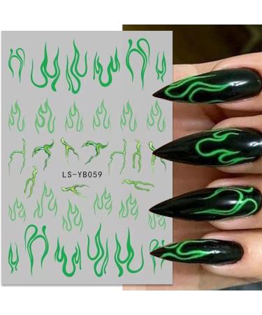 JMEOWIO 9 Sheets Halloween Glow in The Dark Nail Art Stickers Decals Self-Adhesive Lumious Skull Ghost Spider Web Bat Pumpkin Nail Supplies Nail Art Design Decoration Accessories - Buy Online on GoSupps.com