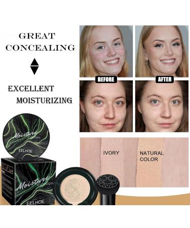Mushroom Head Air Cushion CC Cream Foundation - Long Lasting Matte Concealer (Natural) - Buy Online on GoSupps.com