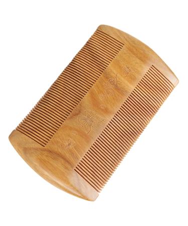 Shop Angoily 5-St Green Sandalwood Beard Comb for Men | Premium Wooden Mustache & Beard Brush - Perfect Gift for Bearded Men - Buy Online on GoSupps.com