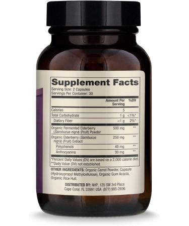 Dr. Mercola Organic Fermented Elderberry - 60 Tablets for Immune Support - Buy Online on GoSupps.com