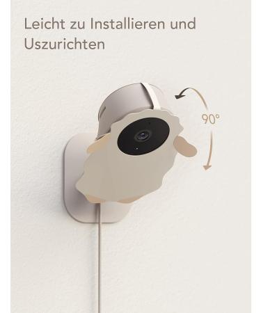Nooie Baby Monitor WiFi Camera with App 1080p Night Vision Cry & Movement Detection Alexa Compatible - Buy Online on GoSupps.com