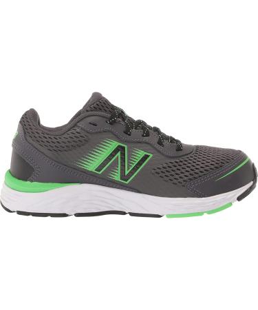 New Balance Kid's 680 V6 Little Kid Running Shoe - Magnet/Vibrant Spring/Black - Buy Online on GoSupps.com