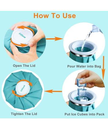 Reusable Cloth Ice Pack for Injuries - Hot & Cold Therapy for Pain Relief in Teeth, Knees, Ankles, Waist & Back - Buy Online on GoSupps.com