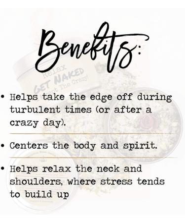 Get Naked & Accept The Crazy Gift Set - Herbal Bath Salts & Tealights - Buy Online on GoSupps.com