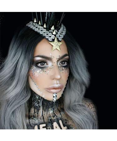 Mehron Makeup GlitterDust - .25 oz Holographic Silver | Sparkle and Shine with Professional Quality Glitter - Buy Online on GoSupps.com