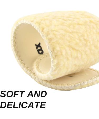 Knixmax Sheepskin Insoles for Men & Women Non-Slip Wool Comfort Inserts for Boots & Sneakers - 2 Pairs - Beige - Size 8 US / EU 41 - Buy Online on GoSupps.com