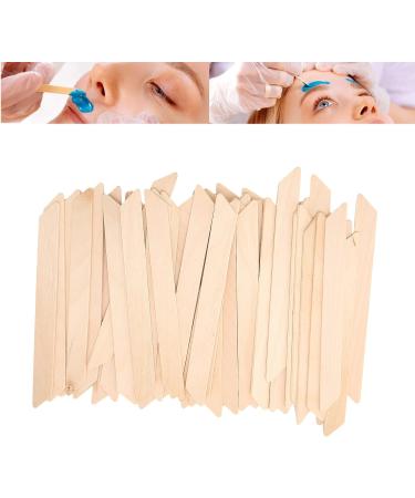 50pcs Wooden Wax Spatulas Applicator for DIY Hair Removal - Quadrilateral Waxing Sticks - Buy Online on GoSupps.com