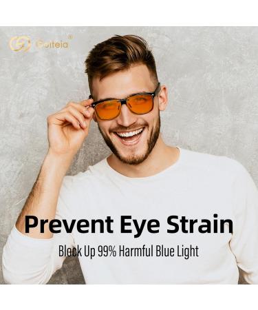 Goiteia Blue Light Filter Clip-On Gaming Glasses - 380-500NM Improve Sleep Foldable AR-99% Orange | E-Sport Accessories for Gamers - Buy Online on GoSupps.com