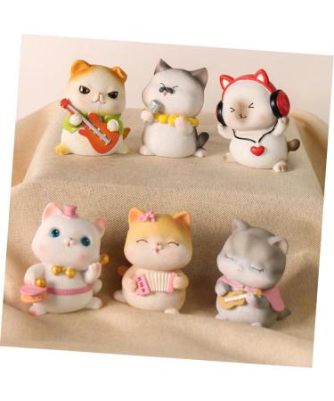 Buy Ciieeo Mini Resin Cat Ornaments - Perfect Animal Cake Toppers & Desk Decor - International Shipping Available - Buy Online on GoSupps.com