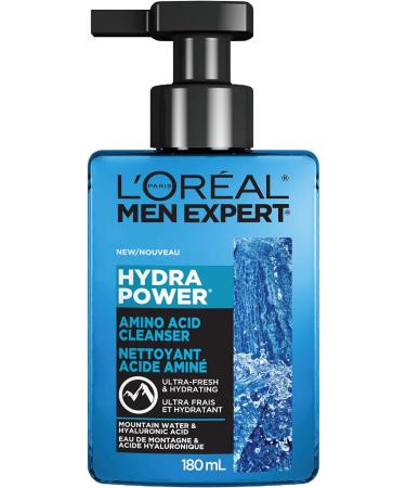 L'Or al Paris Men Expert Hydra Energetic Face Cream with Vitamin C (50ml) + Daily Face Cleanser with Amino Acid (180ml) Hydra Energetic Cream 48mL + Face Cleanser - Buy Online on GoSupps.com