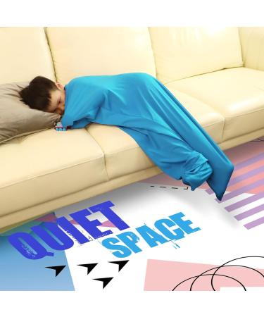 SZSMART Sensory Body Sock for Kids 47"x27" Full-Body Wrap Stretchy Body Sox to Relieve Stress for Children with Autism Anxiet (Wathet M/114-137cm) M/114-137cm Skyblue - Buy Online on GoSupps.com
