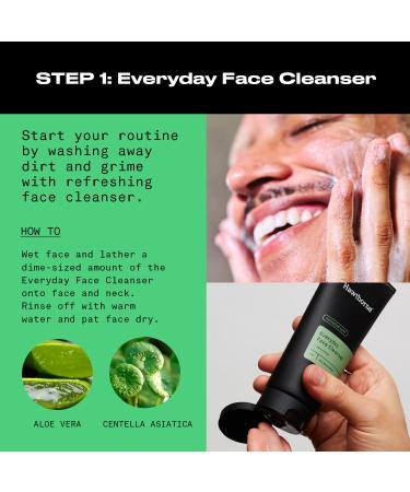 Hawthorne Everyday Men s Skin Care Kit. Men s Facial Care Kit with Face Wash Cleanser and Face Moisturizer Daily Face Routine For Men. Natural Non-Toxic Paraben Free Phthalate Free. 4 Fl. Oz. Each. Everyday 2-Pack (4 Fl  - Buy Online on GoSupps.com