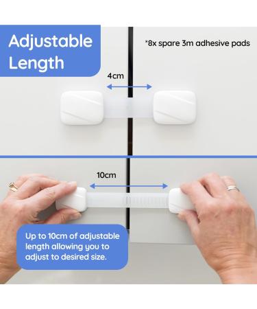 BabyGO Child Safety Straps - Premium Baby Proofing Door & Cupboard Locks - Buy Online on GoSupps.com