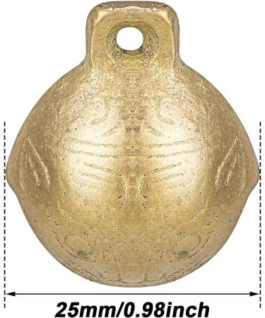 Umorismo 10-Pack Brass Dog & Cat Bells - 25mm Tracking Bells for Pets | International Shipping - Buy Online on GoSupps.com