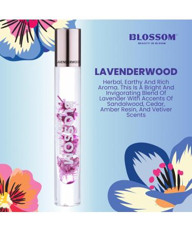 Blossom Roll on Perfume for Women Alcohol Free Rollerball Perfume Oil with Essential Oils Infused with Real Flowers Made in USA 0.20oz (Sandalwood cedar Amber Vetiver) Lavenderwood Lavenderwood 0.2 Fl Oz (Pack of 1) - Buy Online on GoSupps.com