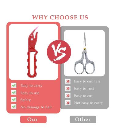 Lusofie 8Pcs Rubber Band Cutter - Easy Hair Tie Removal Tool - Buy Online on GoSupps.com