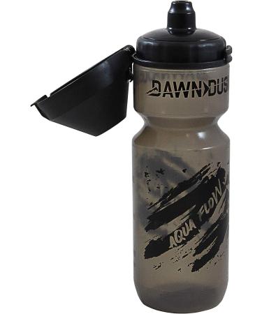 Dawn to Dusk Aqua Flow 25 oz Calibrated Water Bottle with Dirt Cap - Stay Hydrated All Day! - Buy Online on GoSupps.com