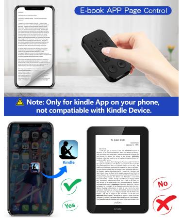  Zttopo TikTok Scrolling Remote Control for iPhone and Android Smartphone, Bluetooth Page Turner for Kindle App, Camera Photo and Video Clicker for iPhone, and Samsung Neck Strap Include.  - Buy Online on GoSupps.com