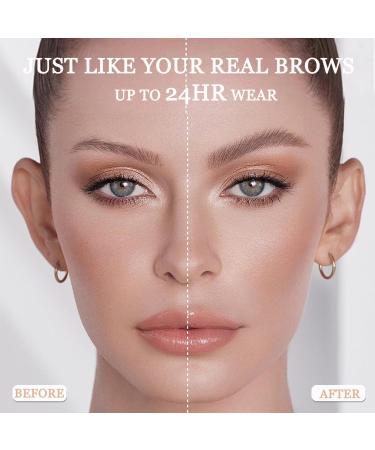 LiSen Beauty Microblading eyebrow pencil2025 NewUltra Precise Brow Pencil Waterproof with 4 fork tips for naturallooking hairlike defined eyebrows long lasting 24 hours Color A01Light brown - Buy Online on GoSupps.com