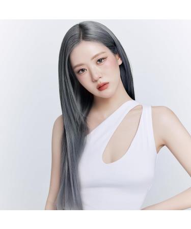 eZn Taeyeon Pudding Hair Dye Ammonia-Free Semi-Permanent Kit with Keratin | Ash Gray | Made in Korea - Buy Online on GoSupps.com