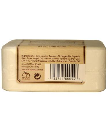 A LA MAISON Oat Milk Hand & Body Bar Soap - Moisturizing 8.8 oz (250g) - Natural Ingredients for Soft Skin - Buy Internationally - Buy Online on GoSupps.com