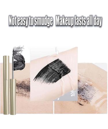 Metal Brush Long-lasting Mascara Metal Mascara Curling Eyelash Long Lasting Waterproof Smudge-Proof Mascara (Black) - Buy Online on GoSupps.com