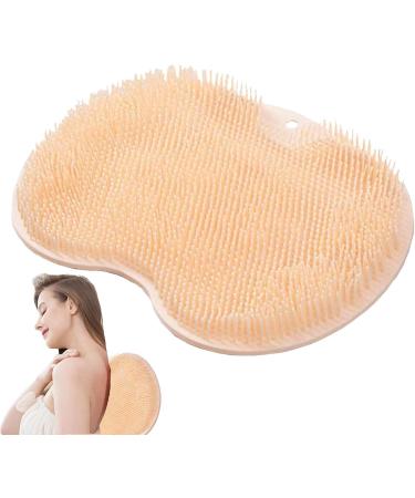Foot Scrubber for Shower | Shower Foot Scrubber Massager Cleaner | Improves Foot Circulation Scrubs Feet Clean Non Slip with Suction Cups Cleaner Massager for Dead Skin Orange - Buy Online on GoSupps.com