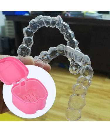 Denture Box Retainer Case Denture Storage Bath Box Denture Holder Box Cleaning Box Lightweight and Portable Cleaning Box with Filter (M Blue) M Blue - Buy Online on GoSupps.com