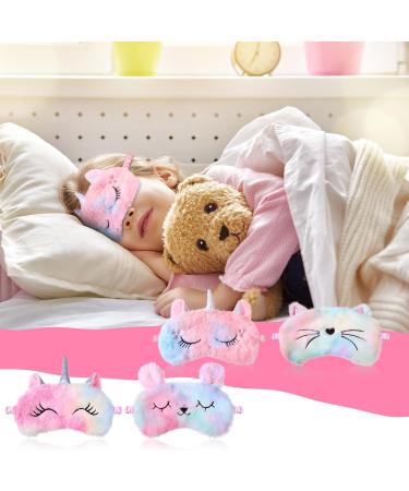 Firtink Sleep Masks for Kids - 4 Piece Unicorn & Funny Sleep Mask Set for Girls & Boys | Perfect for Sleeping Travel & Pajama Parties - Buy Online on GoSupps.com