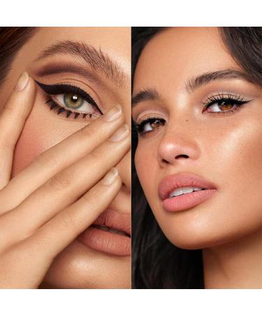 Precision Eyeliner Stamp Makeup Eyeliner Stencils Double Sided Waterproof Cosmetic Tool Easy to Use Portable and Creative 50g for Dating Travel Daily Life Parties Black - Buy Online on GoSupps.com