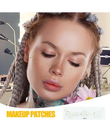 Makeup Speckles Patches | Waterproof Makeup Glitter Face Speckles Patches - Face Glitter Speckles Patches for Concerts Music Festivals - Buy Online on GoSupps.com
