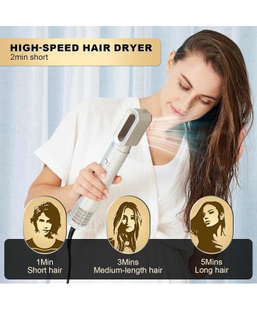Buy 6 in 1 Hair Dryer Brush - 1000W Hot Air Styler & Curling Brush for Women | International Shipping - Buy Online on GoSupps.com