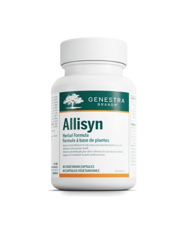 Genestra Brands - Allisyn - Garlic and Cinnamon Herbal Formula - 60 Vegetable Capsules