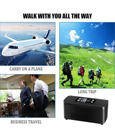 Mini Fridge Insulin Cooler Built in Rechargeable Lithium Battery Suitable for Insulin Serum Eye Drops Storage Travel Airplane 220V-Battery*1 Battery*1 220v - Buy Online on GoSupps.com
