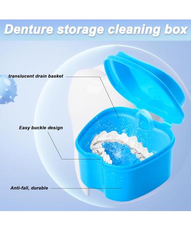 2 PC Denture Storage Box Set | Portable Braces Container & Tooth Rail Box for Dentists | Ideal for Misaligned Teeth & Cleaners - Buy Online on GoSupps.com