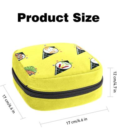 Women's Portable Period Kit - Bonds Storage Pockets Stillpad Halter Sushi Yellow - Essentials for Girls - Buy Online on GoSupps.com