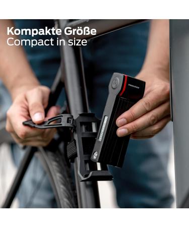 TRELOCK FS 280 TWO.GO Bicycle Folding Lock - 100 cm with X-MOVE Holder - Secure & Portable Black Lock for International Shipping - Buy Online on GoSupps.com
