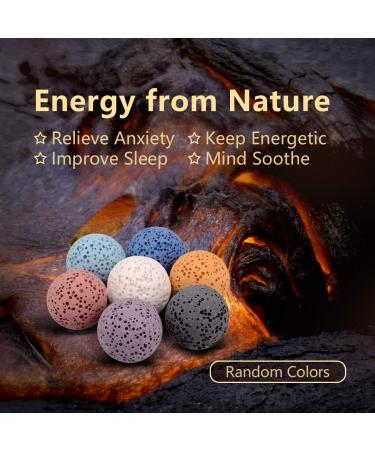 INFUSEU Charm Essential Oil Diffuser Necklace - Aromatherapy Jewelry for Women & Girls with Butterfly Pendant & 7 Lava Stones for Anxiety Relief - Buy Online on GoSupps.com