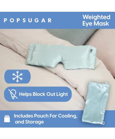 Buy POPSUGAR Weighted Sleep Eye Mask - Light-Blocking Silk Mask for Adults & Women | Best Sleep & Travel Comfort - Buy Online on GoSupps.com