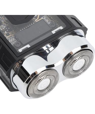Self-Sharpening Beard Trimmer - Zinc Alloy Mini IP7 Waterproof LED Display for Home & Travel (Black - Buy Online on GoSupps.com