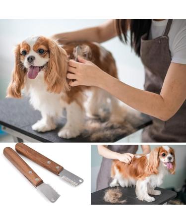 Onebarleycorn Left-Handed Trimmet Knife for Dogs - Ideal Underwool Care for Terriers & Dachshunds - Buy Online on GoSupps.com
