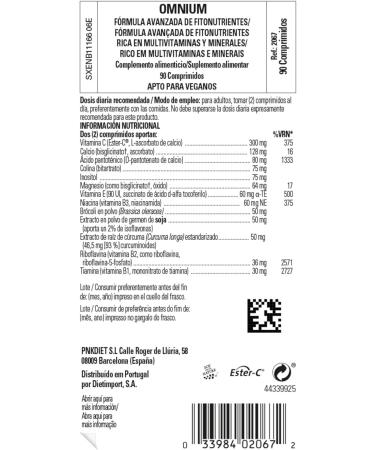Solgar Omnium Phytonutrient Complex - Multiple Vitamin & Mineral Formula (90 Tablets) | Premium Supplement - Buy Online on GoSupps.com