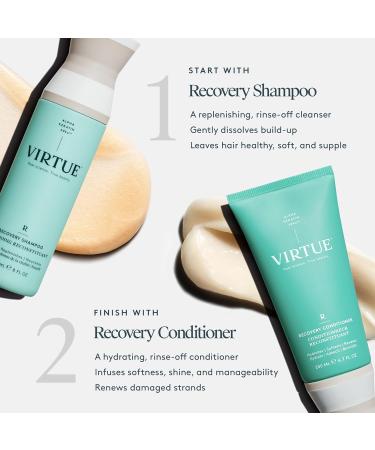 VIRTUE Recovery Sulfate Free Shampoo with Keratin and Baobab Seed Oil for Damaged Hair  Color Safe - Buy Online on GoSupps.com