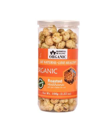 Blessfull Healing Organic Peri Peri Cheese Roasted Flavoured Makhana 100 grams
