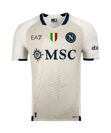 SSC NAPOLI Unisex Everywhere Jersey Limited Edition 2023/2024 Official Product XXL T-Shirt Ivory