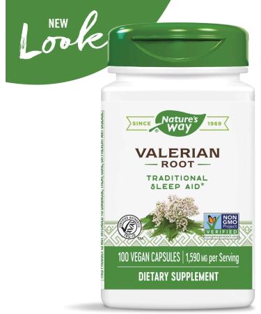Nature's Way Valerian Root 530 mg - 100 Capsules for Sleep & Relaxation - Buy Online on GoSupps.com