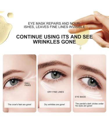 60 PCS Under Eye Patches - Brightening Collagen Eye Masks for Puffy Eyes & Dark Circles Reduces Wrinkles & Relieves Pressure - Buy Online on GoSupps.com