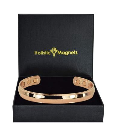 Holistic Magnets copper bracelet Women Magnnet hardship gift idea for women arthritis wrist joint healing pure copper bracelet (SP) -Savanna (M: wrist 16.5-19.5cm)