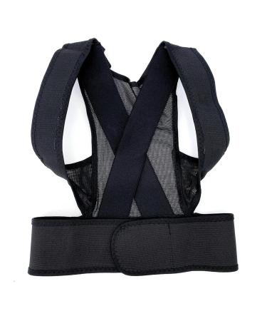 Posture Corrector Back Support Belt Corset Orthopedic Brace Shoulder Correct Black L - Buy Online on GoSupps.com