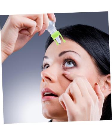 FOMIYES 14 Pcs Eye Drops Holder - Practical Silicone Bracket for Easy Eyedrop Application - Ideal for Elderly Extruder Eyes - Green Color - Buy Online on GoSupps.com